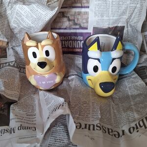 Cartoon Character Mugs Set